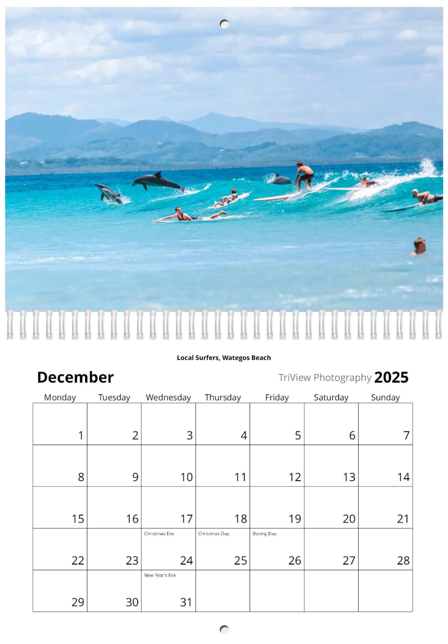 2025 Byron Bay Calendar