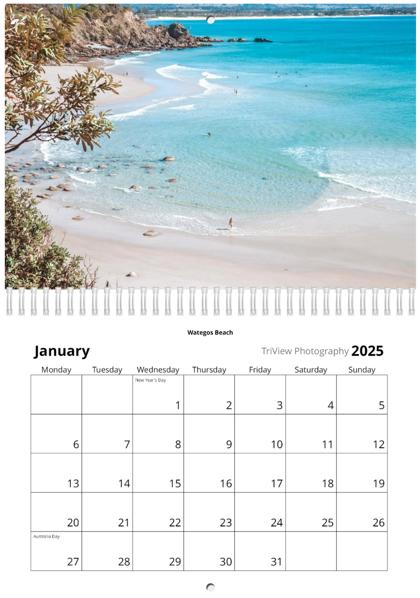 2025 Byron Bay Calendar