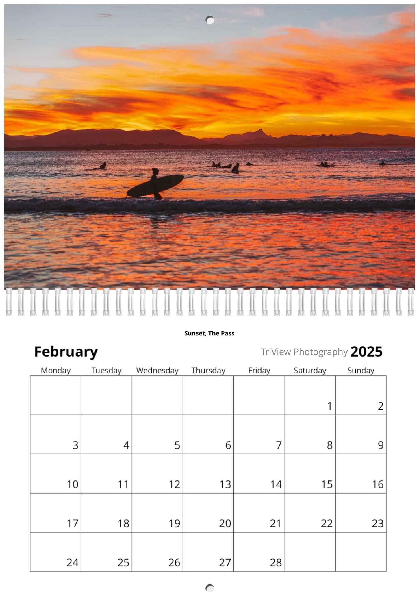 2025 Byron Bay Calendar