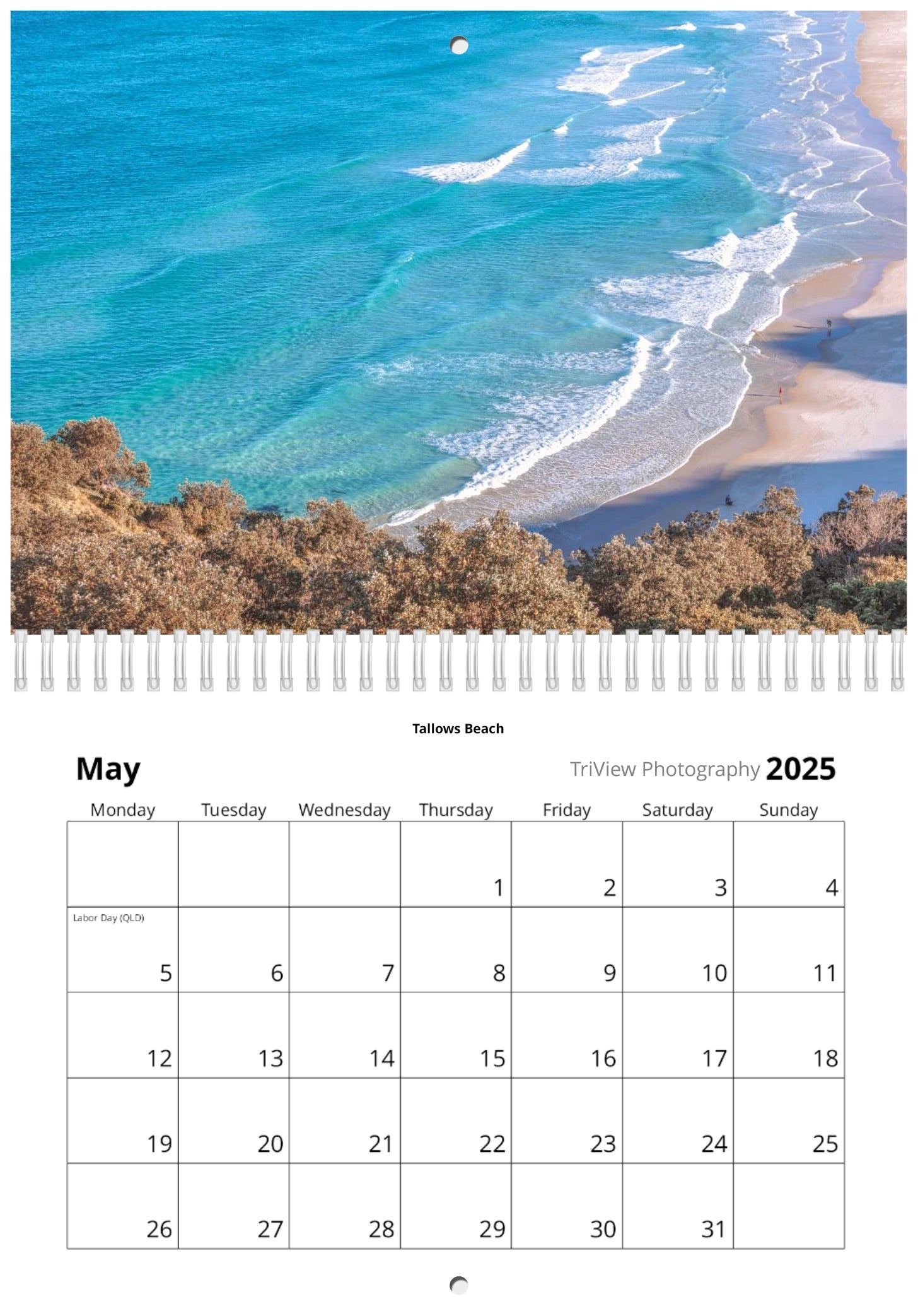 2025 Byron Bay Calendar