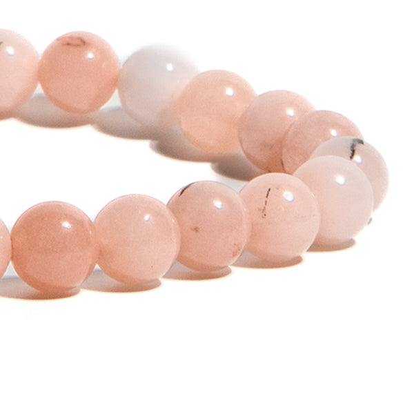 Australian Peach Jade Bracelet