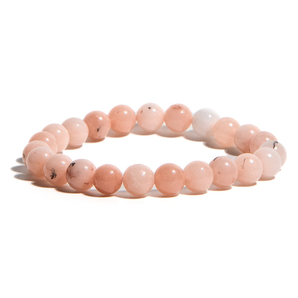 Australian Peach Jade Bracelet