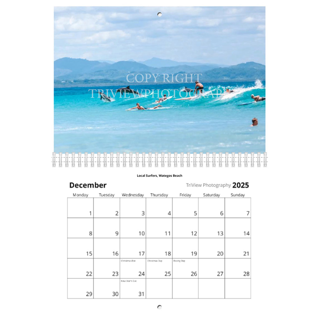 2025 Byron Bay Calendar