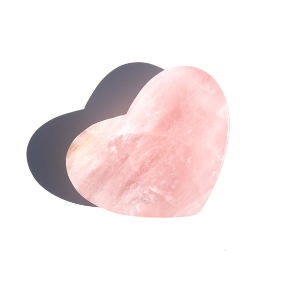 Rose Quartz Heart Dish