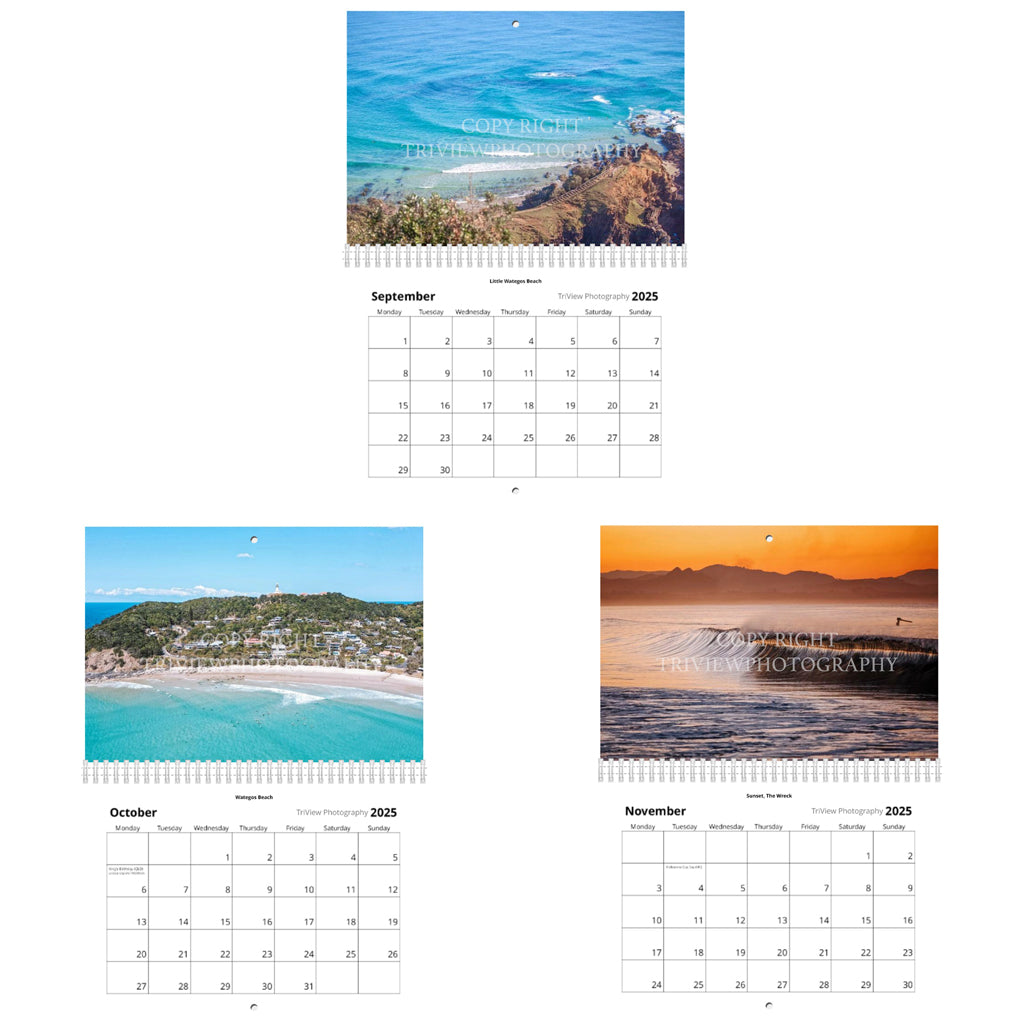 2025 Byron Bay Calendar