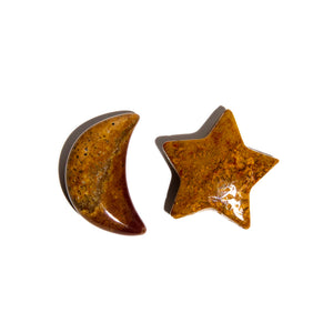 Ocean Jasper Moon & Star - Small