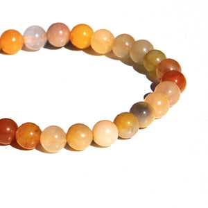 Orange Agate Bracelet